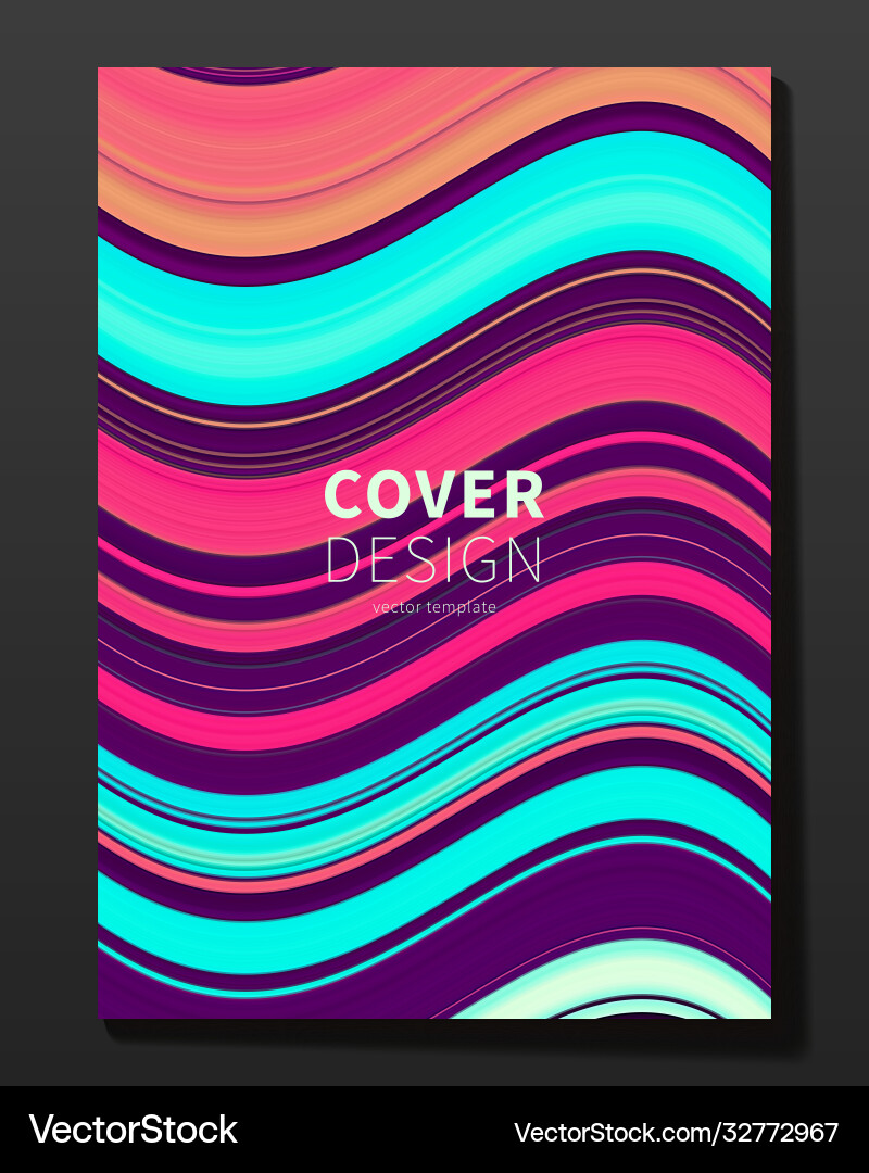 Cover design template with gradient color Cover design template with gradient color vector image
