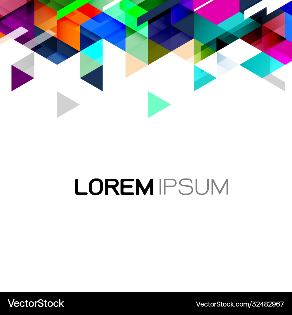 Geometric template gradient and modern overlapping Geometric template gradient and modern overlapping vector image