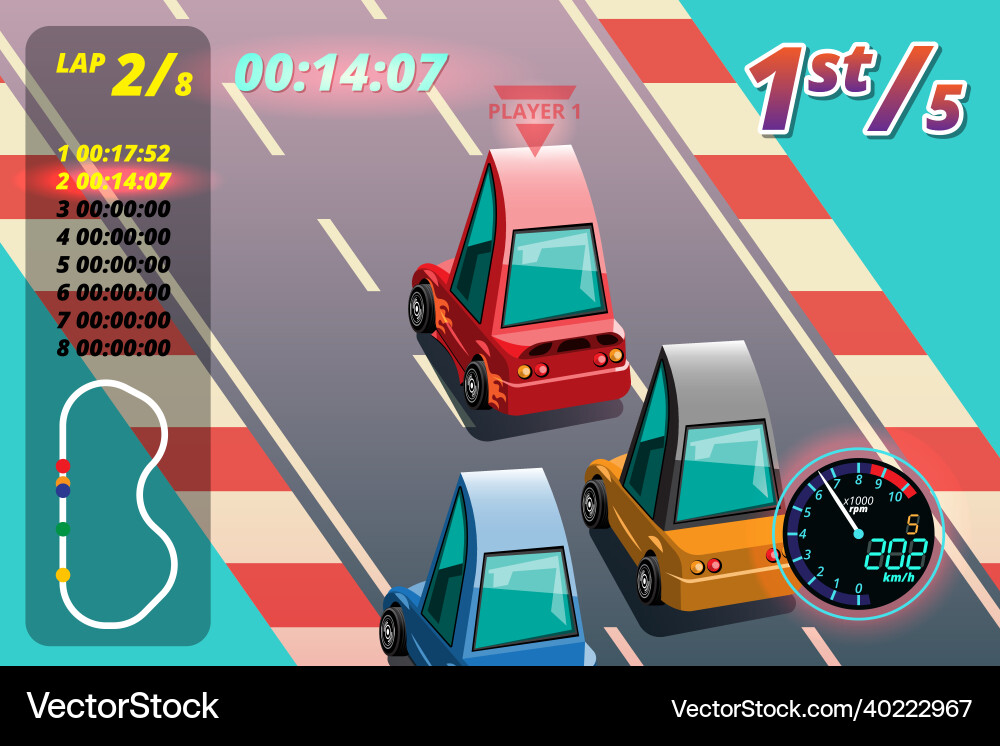 In game competition continue player used high In game competition continue player used high vector image