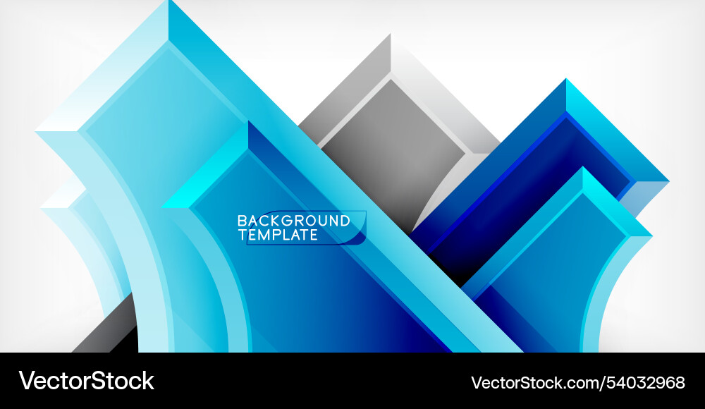Arrow with round elements color geometric shapes Arrow with round elements color geometric shapes vector image