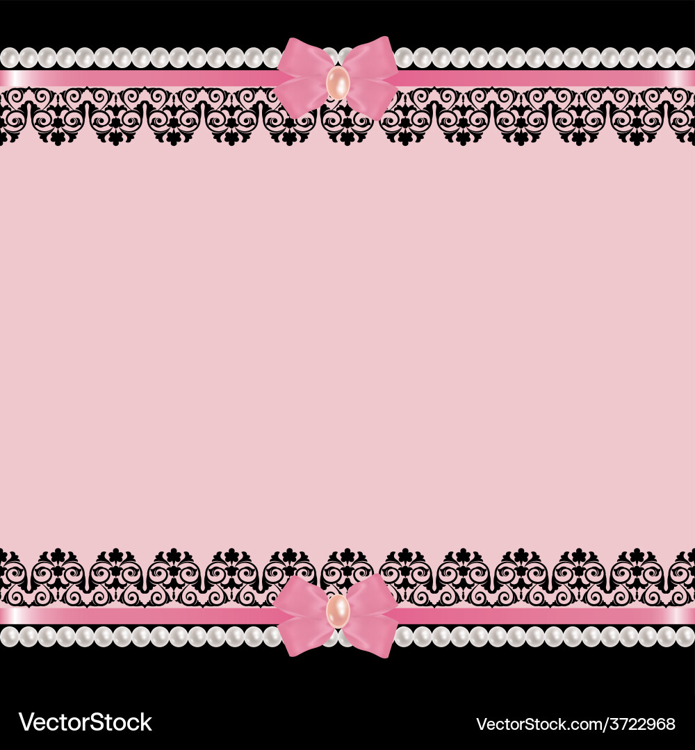 Background with pearls Royalty Free Vector Image