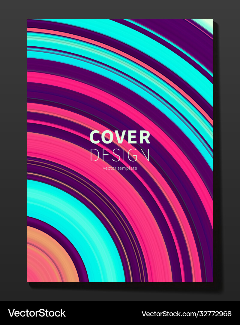 Cover design template with gradient color Cover design template with gradient color vector image