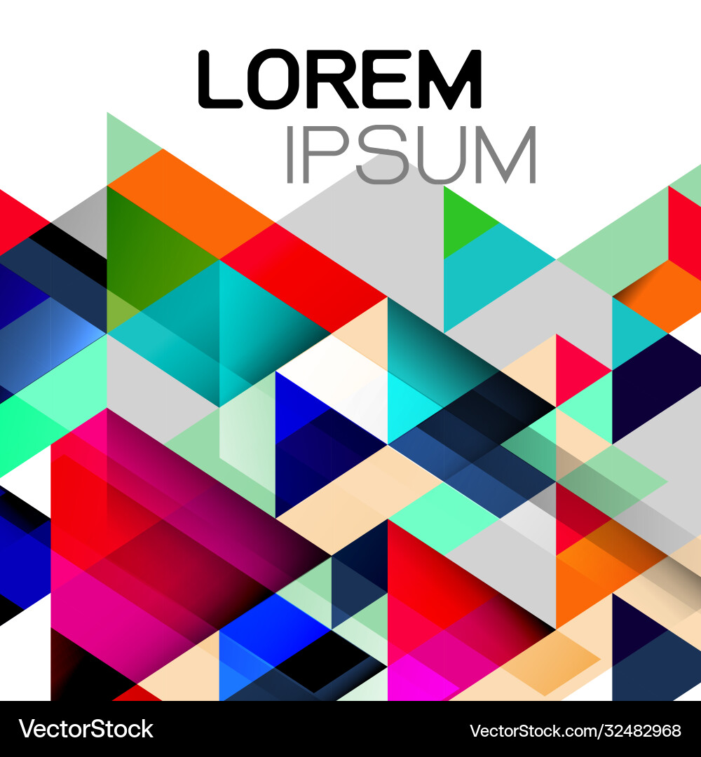 Geometric template gradient and modern overlapping Geometric template gradient and modern overlapping vector image