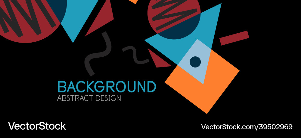 Abstract background blocks lines triangles Abstract background blocks lines triangles Vector Image