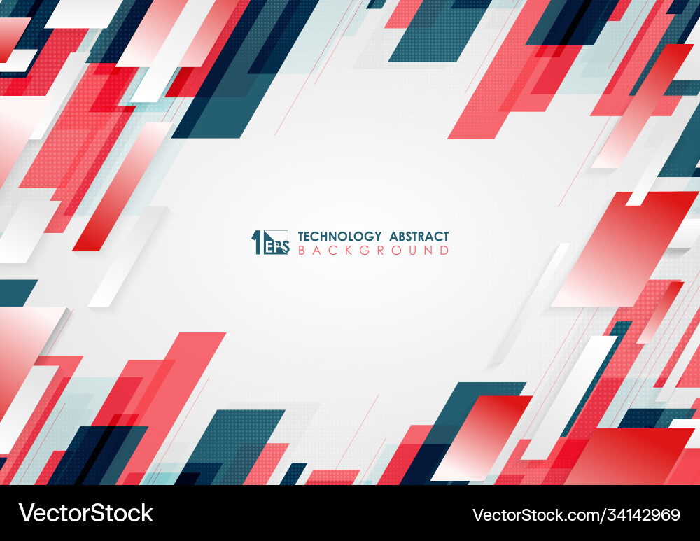 Abstract rectangle design contrast color Abstract rectangle design contrast color vector image
