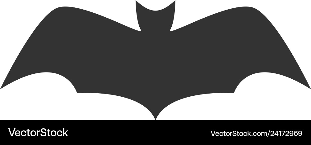 Bat animal icon design template isolated Vector Image