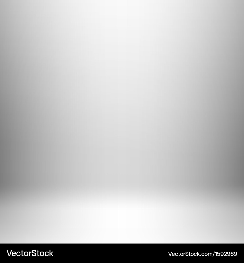Clean White Studio Backdrop Royalty Free Vector Image