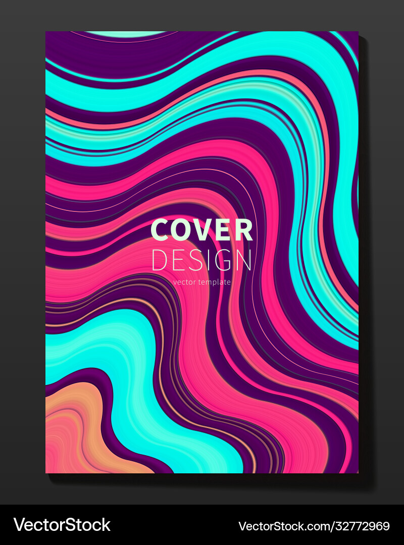 Cover design template with gradient color Cover design template with gradient color vector image
