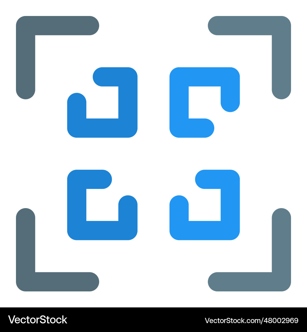 Set of information infused via qr code Vector Image