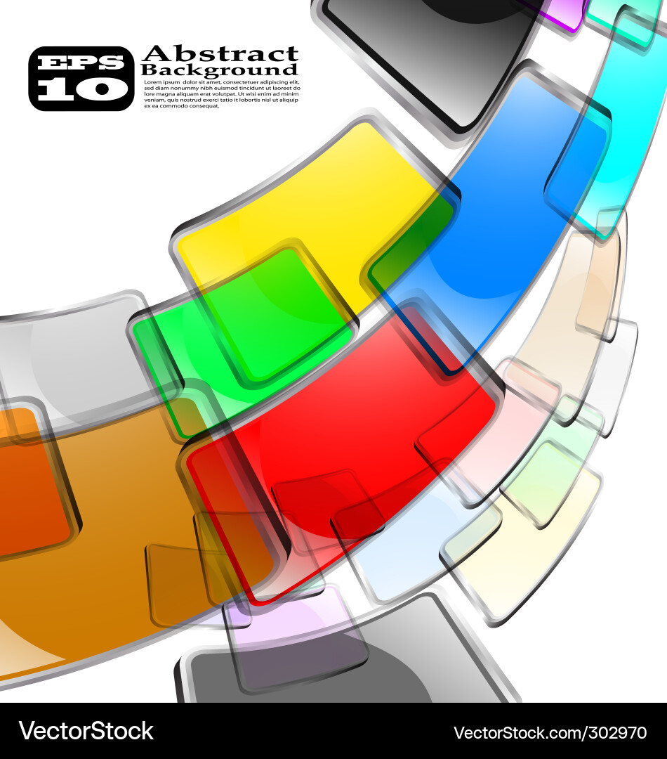 Abstract color background eps Vector Image