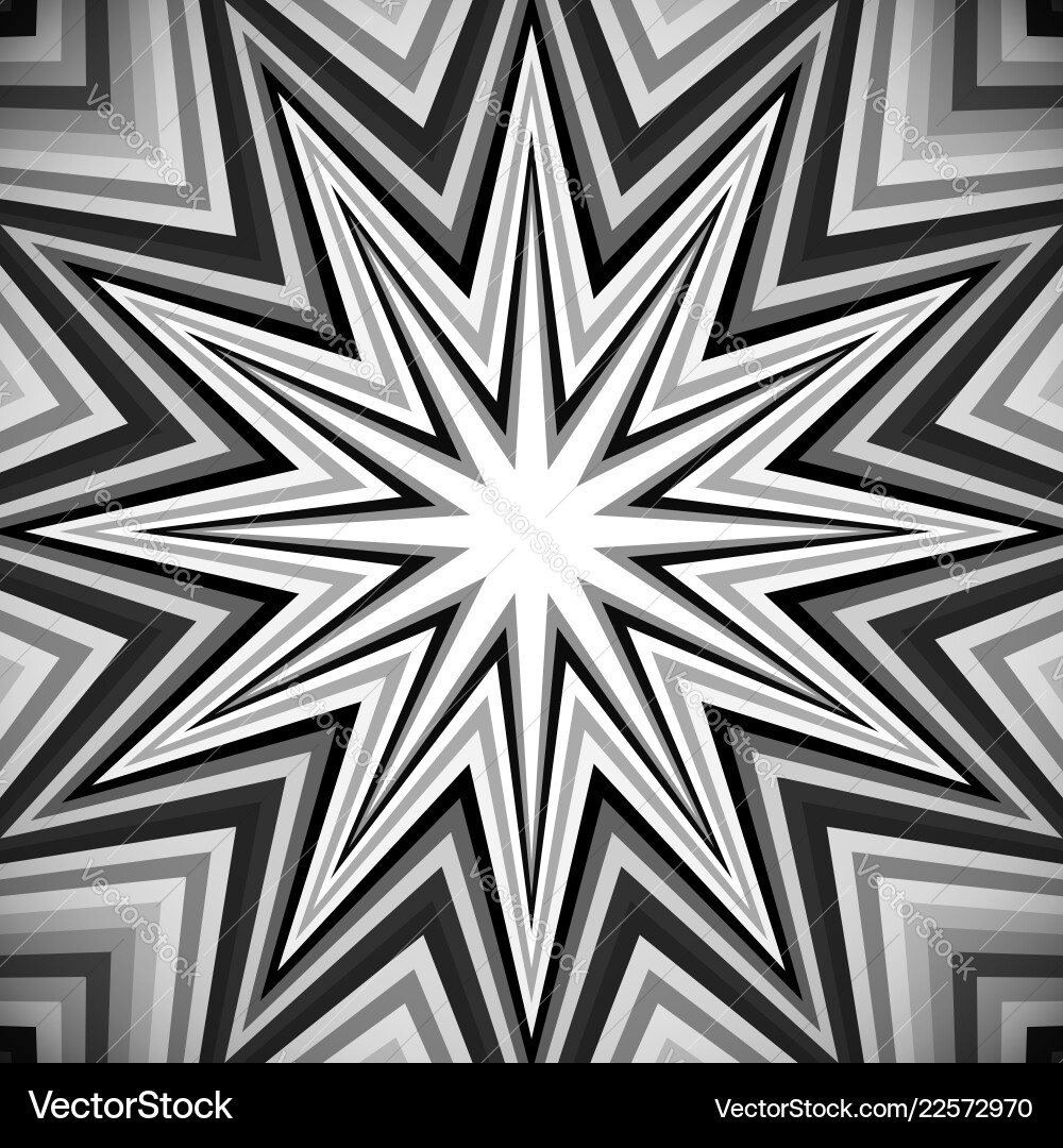 Abstract image with spiky shapes spreading from Abstract image with spiky shapes spreading from vector image