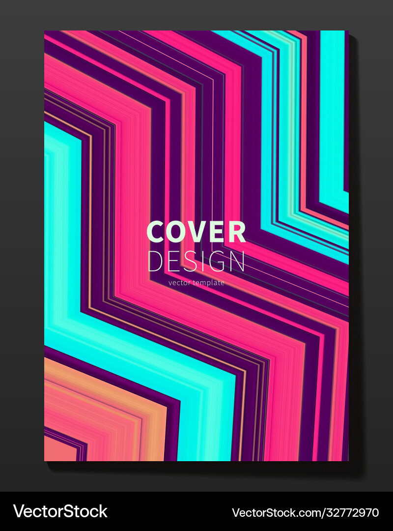 Cover design template with gradient color Cover design template with gradient color vector image