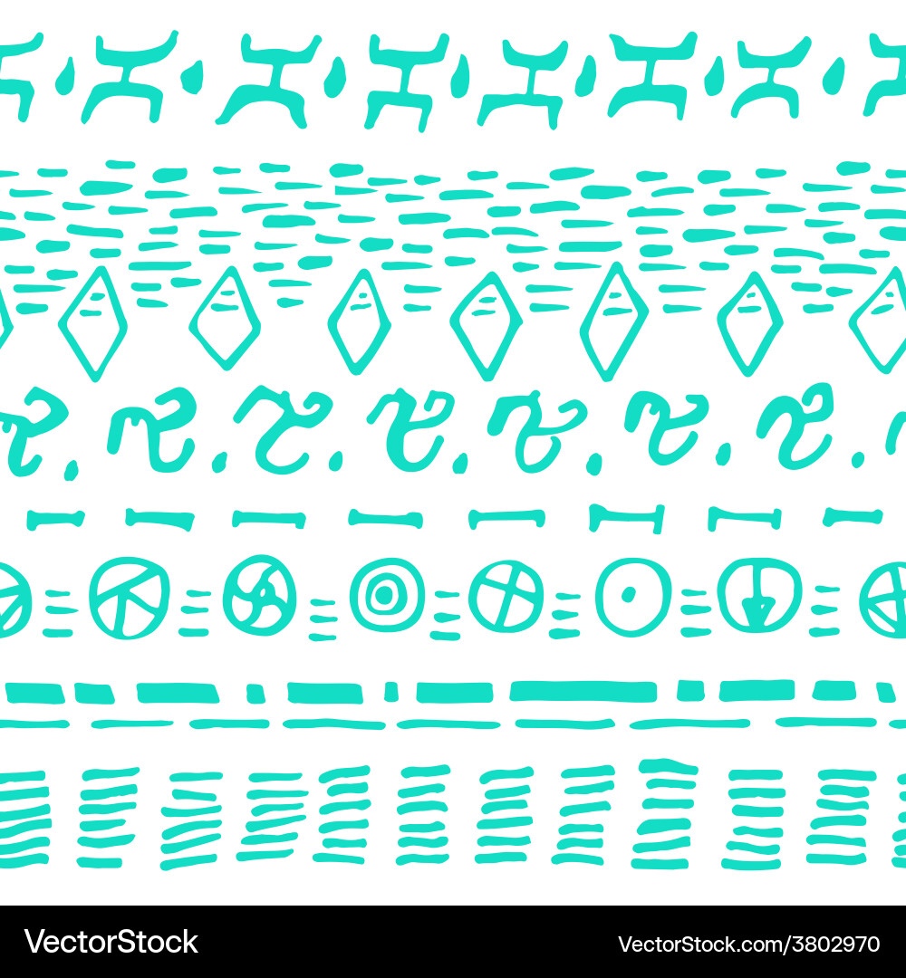Horizontal seamless pattern background Vector Image