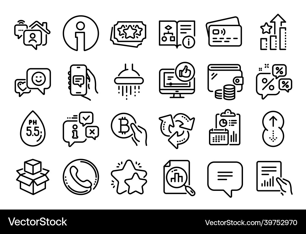 Set of shower chat app and text message Set of shower chat app and text message vector image