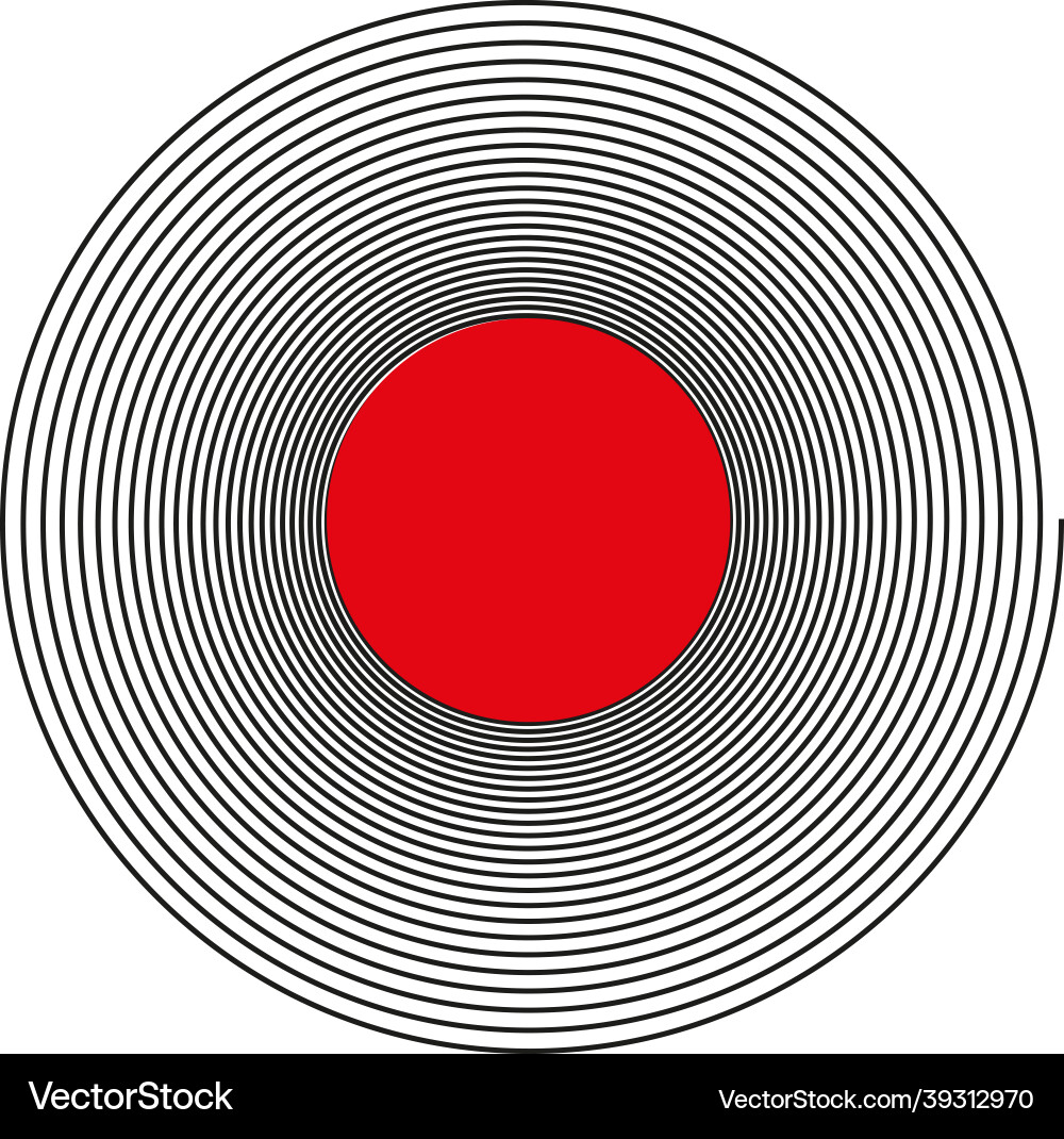Spiral with radial rays twirl twisted effect Spiral with radial rays twirl twisted effect vector image