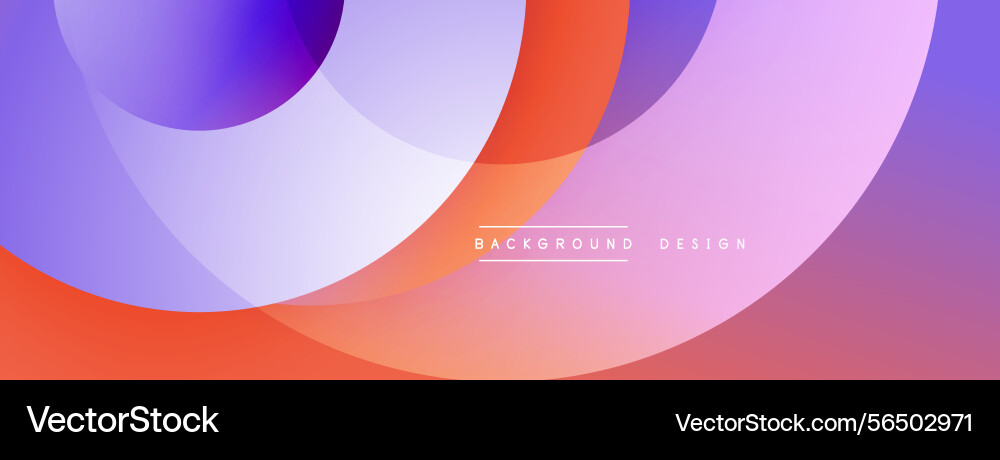 Abstract fluid shapes overlap creating vibrant Abstract fluid shapes overlap creating vibrant vector image