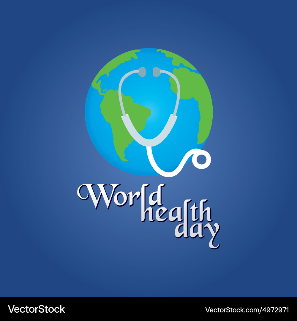 Colored background with text and elements vector image