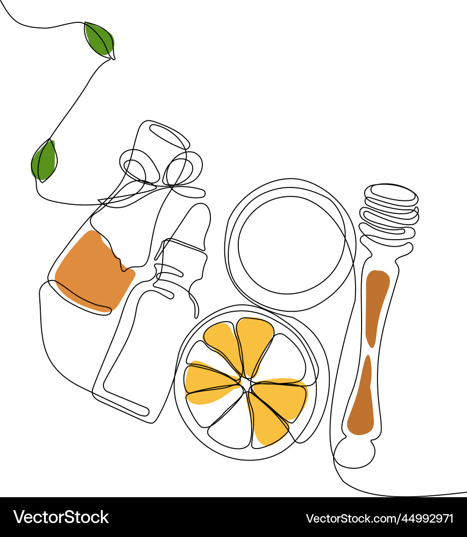 Continuous drawing of one line top view Continuous drawing of one line top view vector image