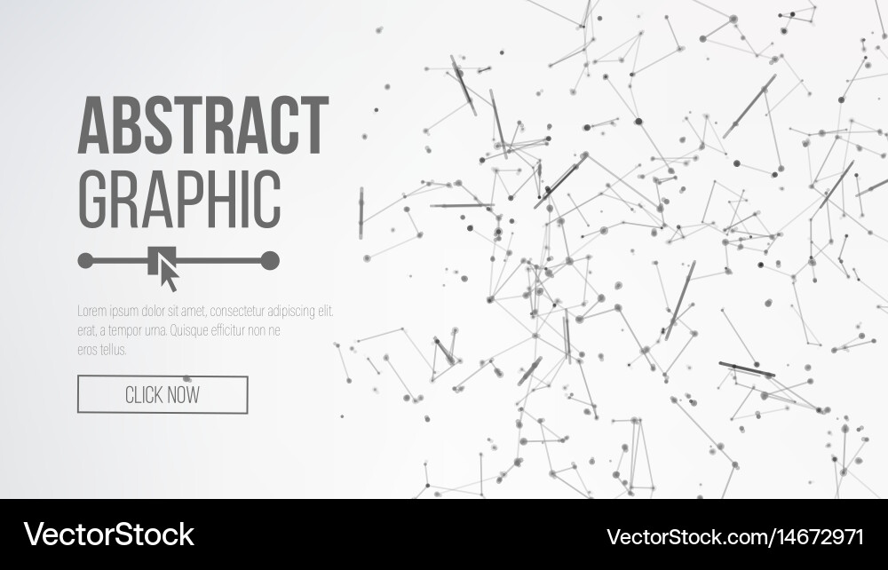 Digitally generated image big data complex Vector Image