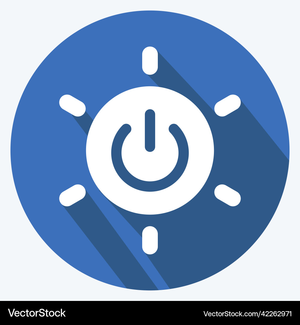 Icon energy suitable for community symbol long Icon energy suitable for community symbol long vector image