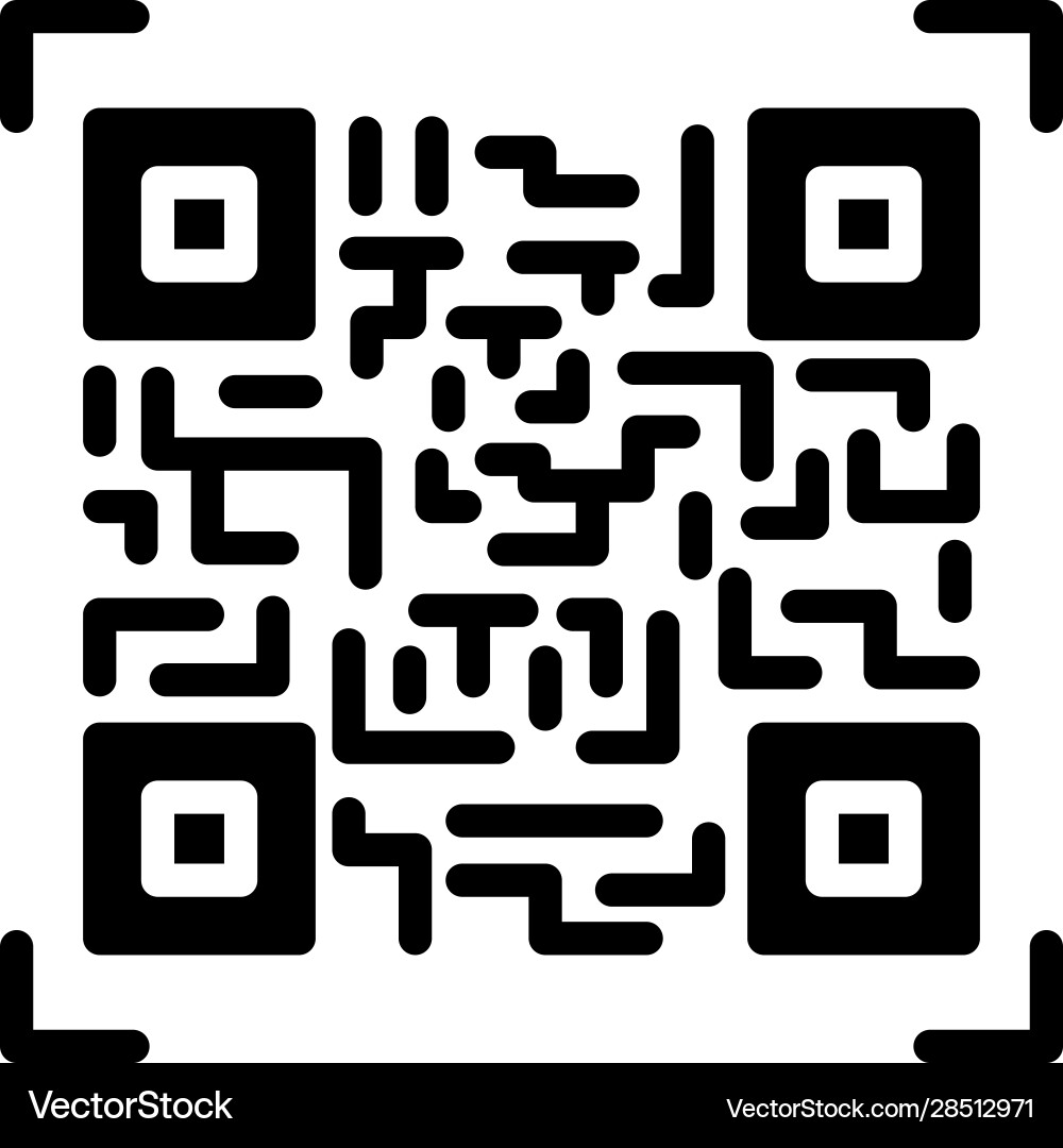 Qr code vector image