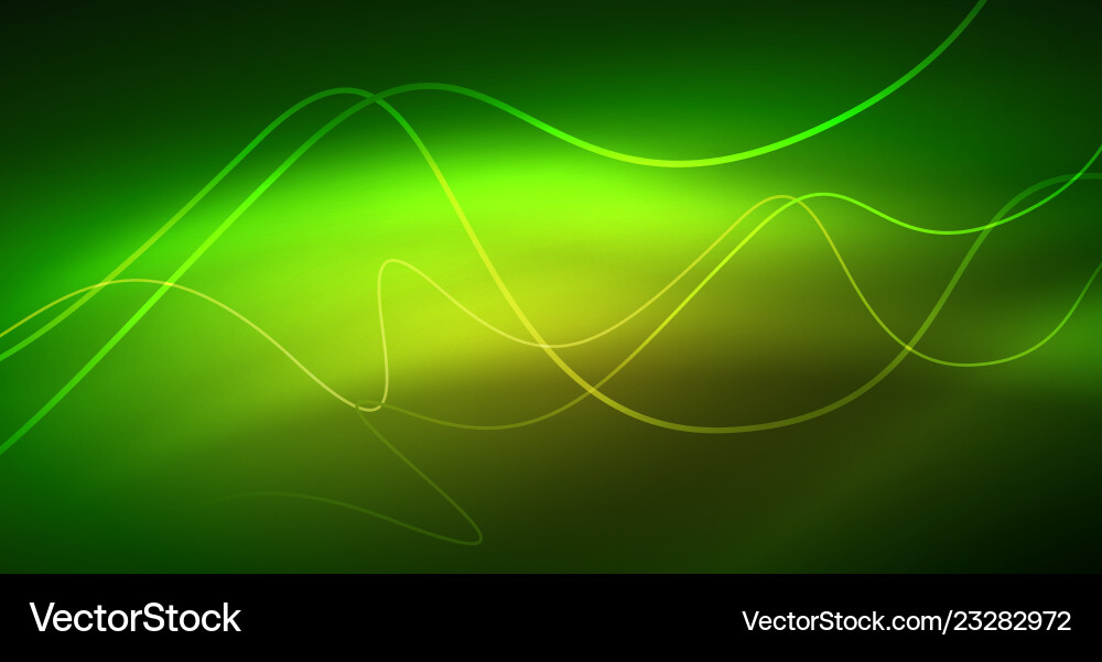 Abstract shiny glowinng color wave design element Abstract shiny glowinng color wave design element Vector Image