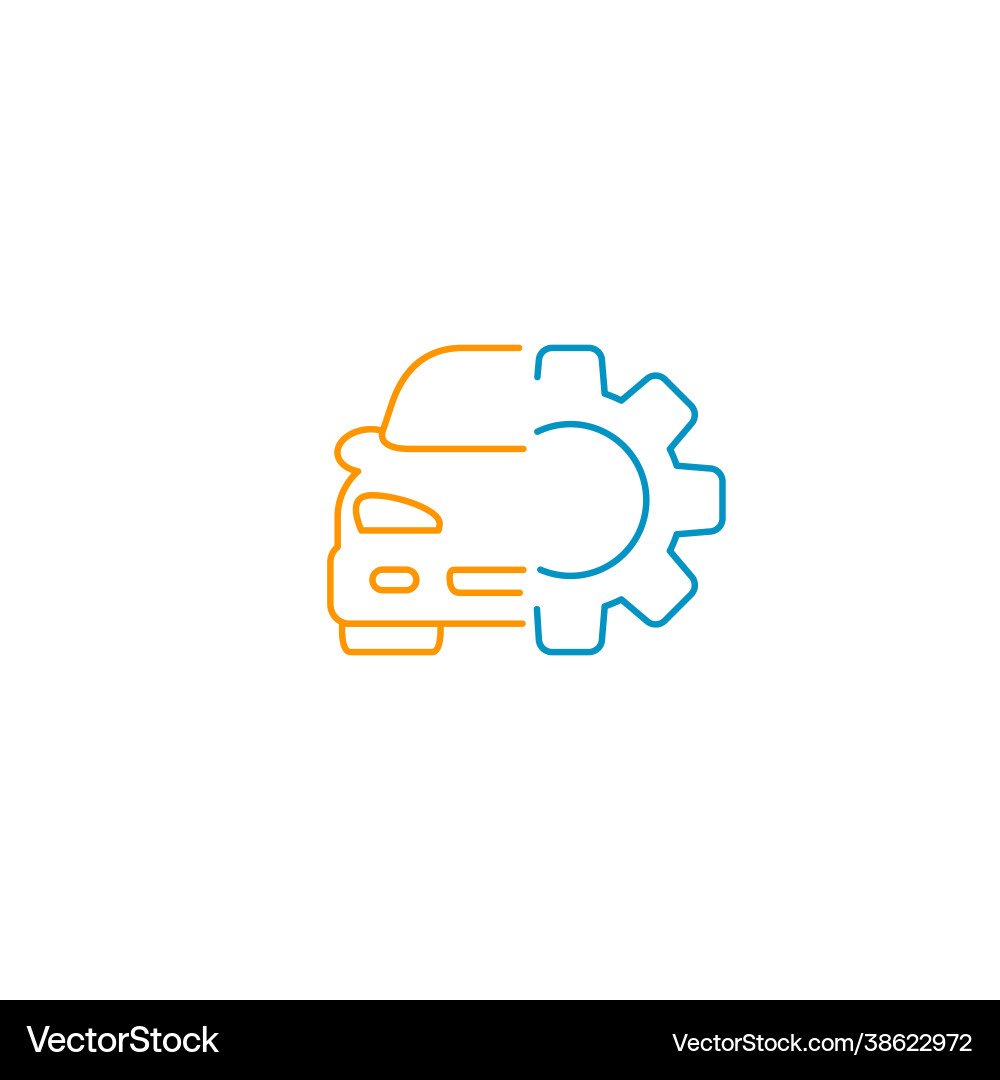 Car service logo template isolated transport Car service logo template isolated transport vector image