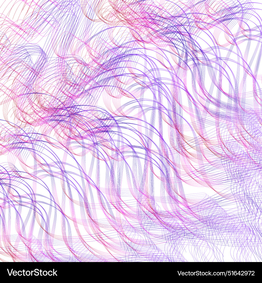 Purple maroon violet tangled thin curves line art Vector Image
