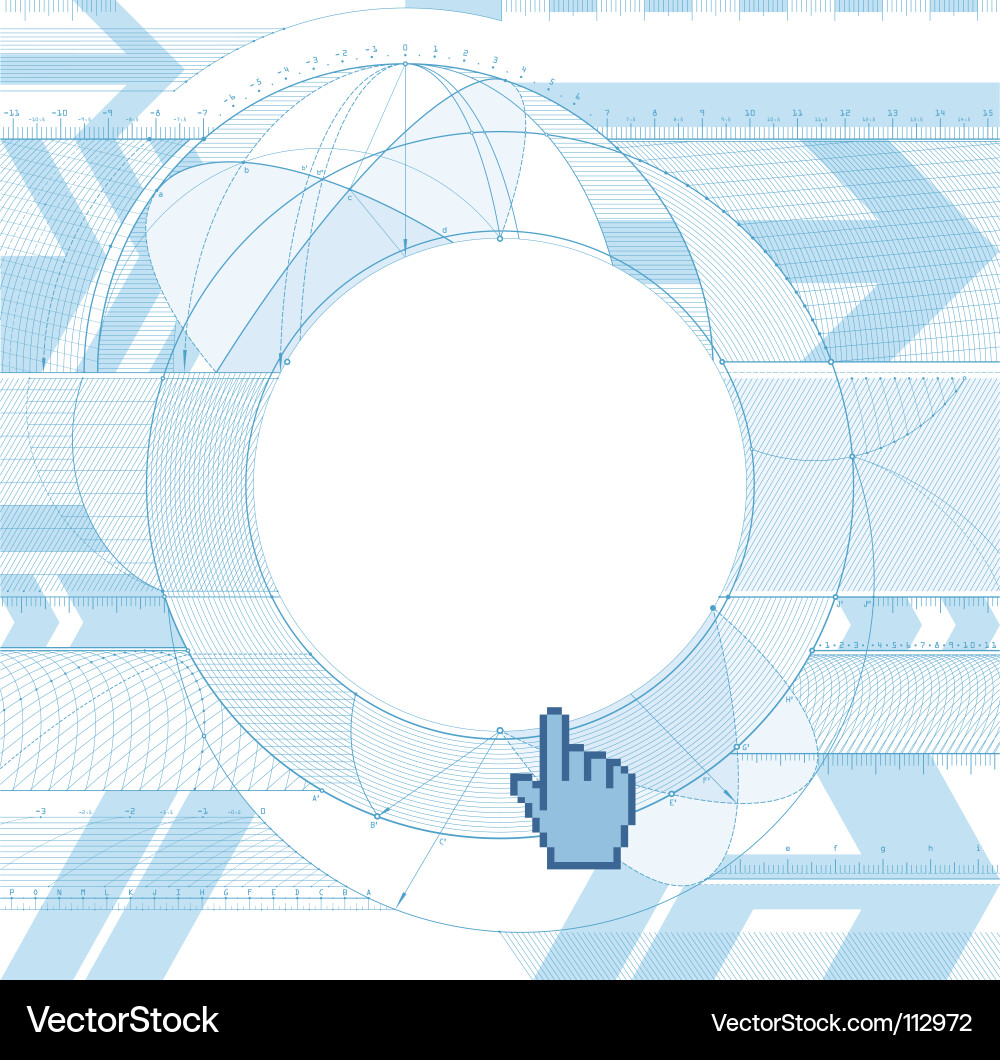 Technical Blueprint Background vector image