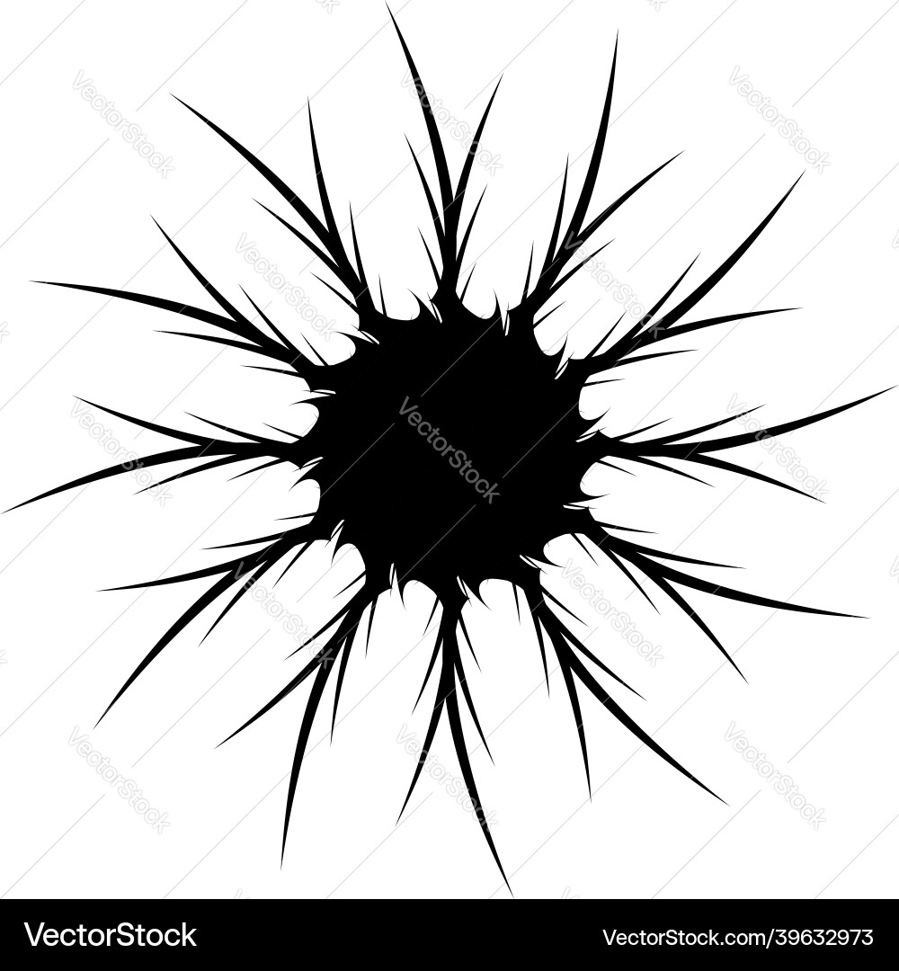 Abstract circular drawing amorphous nonfigurative Vector Image
