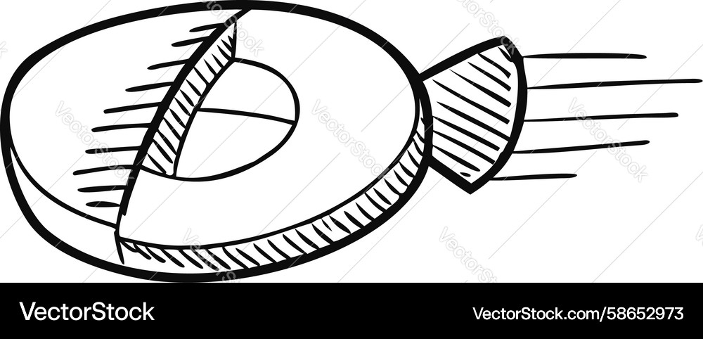 Expansive Pie Segment Burst Vector Image