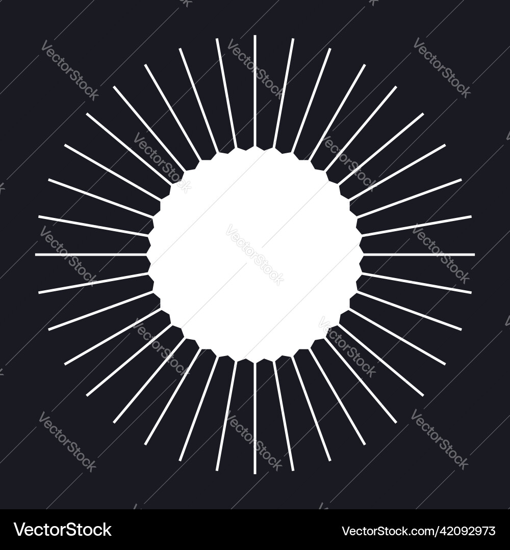 Geometric abstract circle element design Geometric abstract circle element design vector image