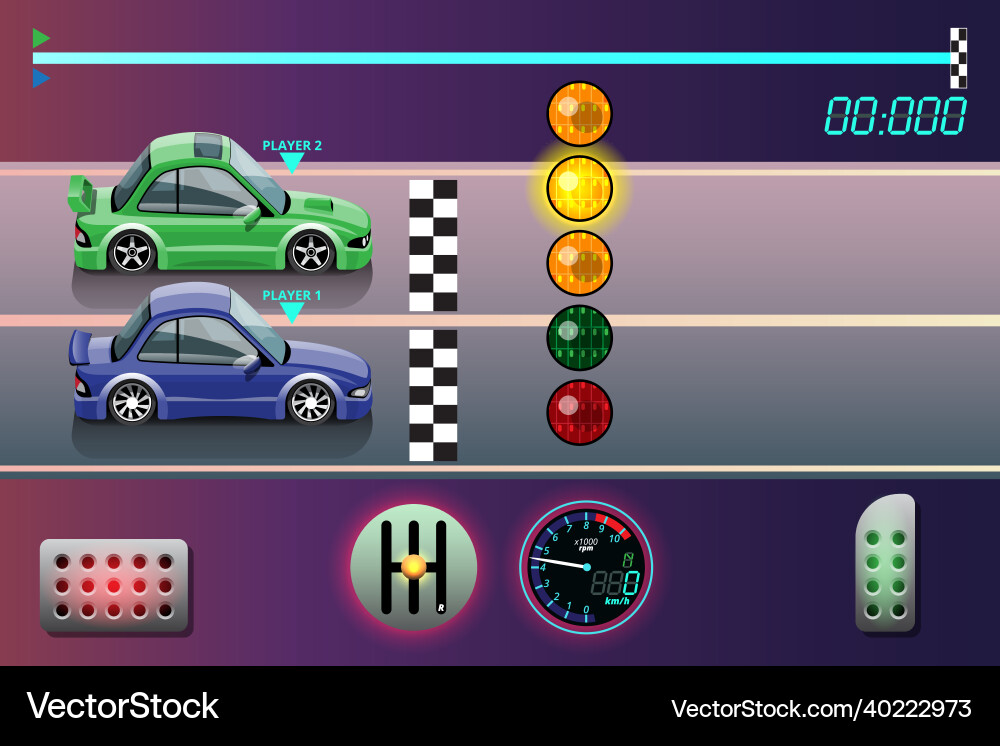 In game competition continue player used high Vector Image