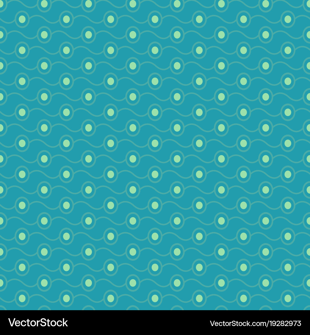 Seamless stylish texture with connected circles vector image