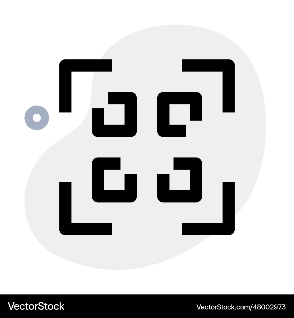 Set of information infused via qr code vector image