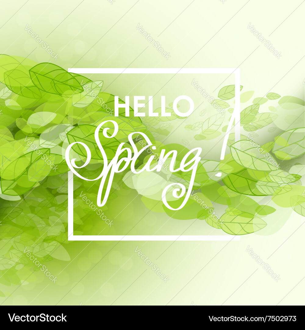 Spring abstract background Vector Image