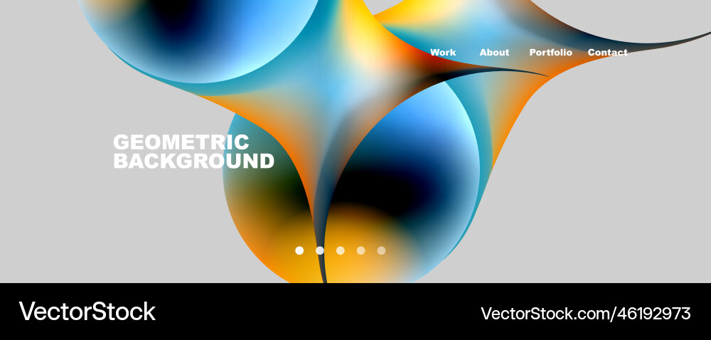 Trendy simple circle gradient abstract background Vector Image