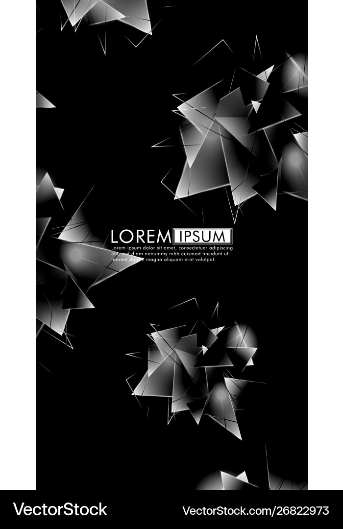 Vertical triangle background abstract composition Vertical triangle background abstract composition vector image