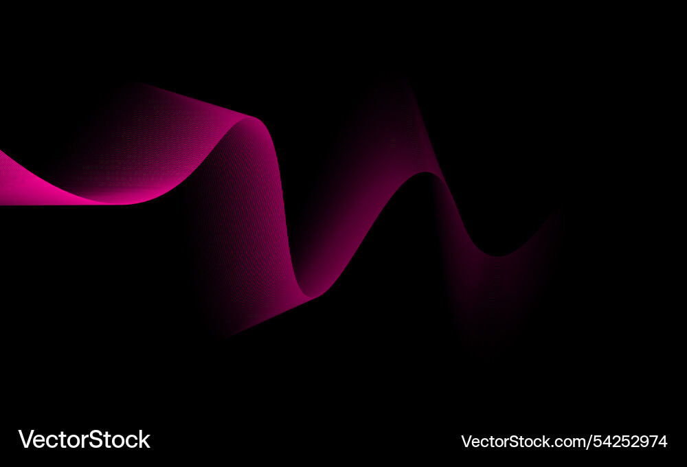 Abstract wave line background design Vector Image