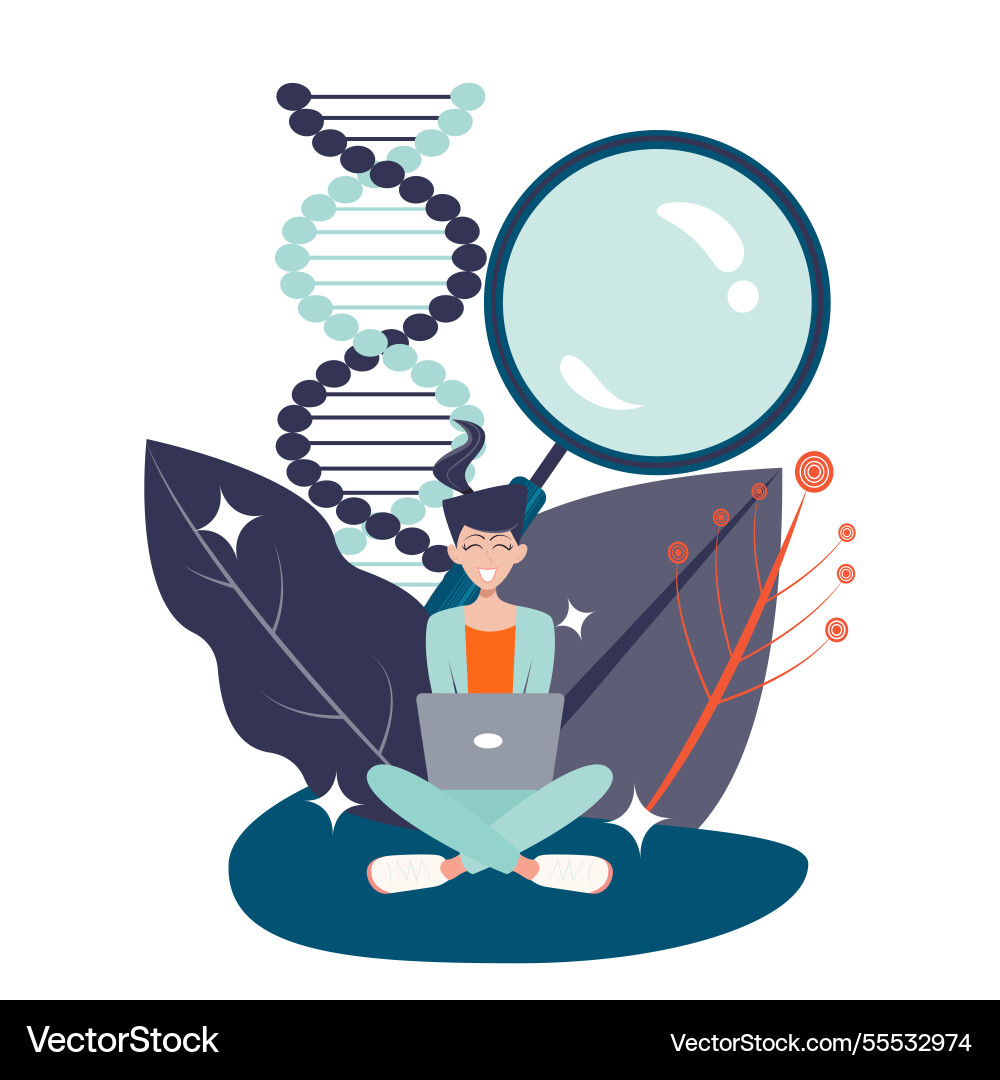 Dna analysis data input Dna analysis data input vector image