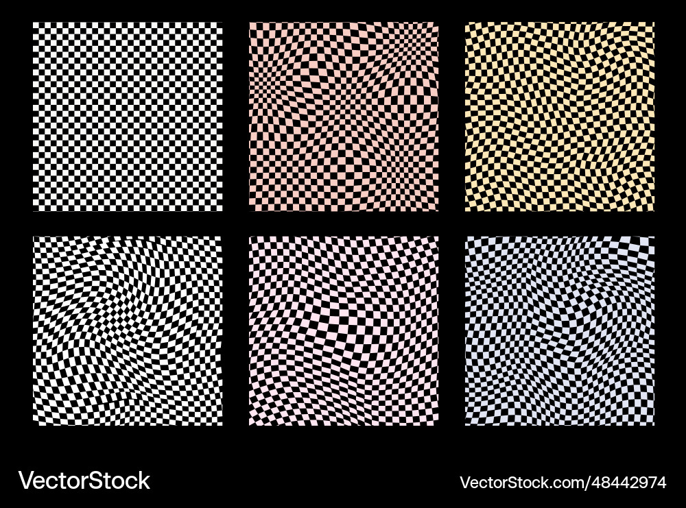 Groovy retro pattern background in psychedelic Groovy retro pattern background in psychedelic vector image