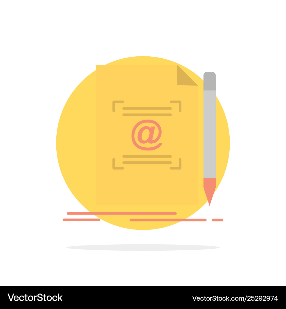 Note letter text mail create abstract circle Note letter text mail create abstract circle vector image