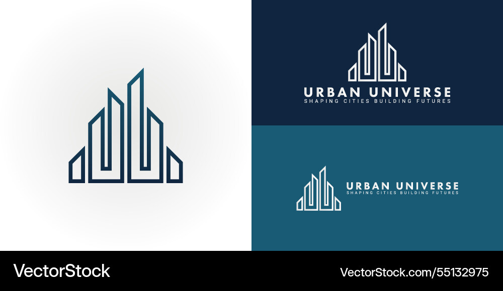 Dynamic logo design features the initials uu Dynamic logo design features the initials uu Vector Image