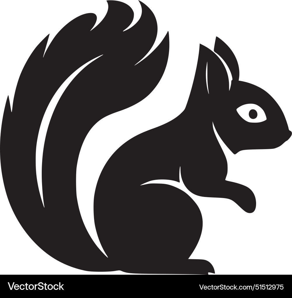 Eichhörnchen - hochwertiges Logo ideal für T-Shirt Eichhörnchen - hochwertiges Logo ideal für T-Shirt vektorbild