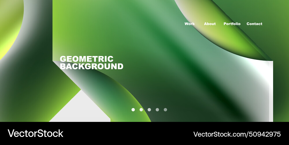 Glassmorphism geometric abstract background Vector Image