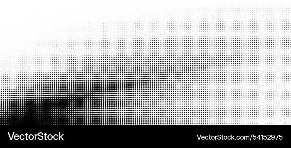 Halftone pattern creating a visual gradient effect Halftone pattern creating a visual gradient effect vector image