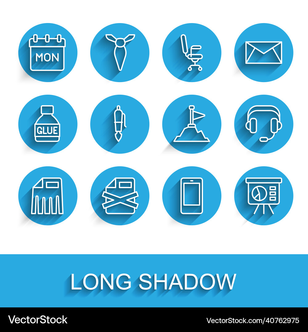Set line paper shredder delete file document Set line paper shredder delete file document vector image