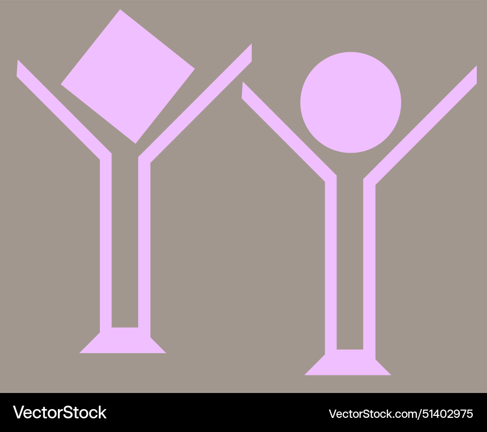 Tree shape graphics design 2 vector image