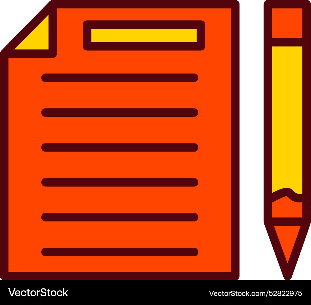 Writing icon design vector image