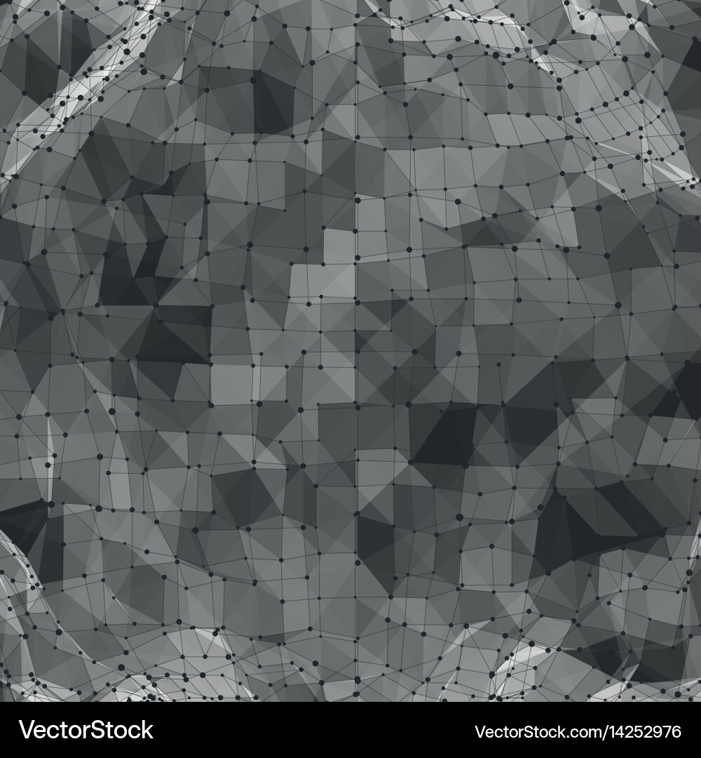 Abstract mesh background chaotically Vector Image